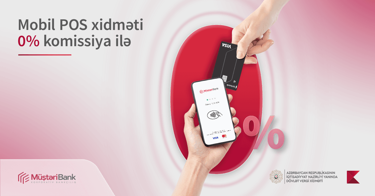 Sahibkarlar Mobil-POS xidmətindən komissiyasız istifadə edəcəklər!