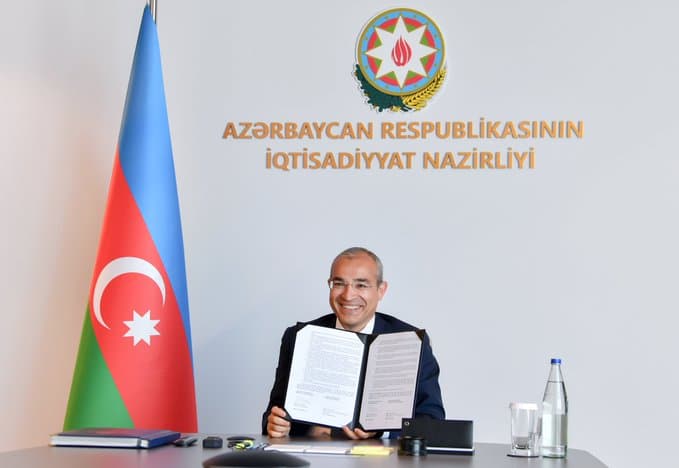 Mikayıl Cabbarov Avropa Bankı ilə Memorandum imzalayıb