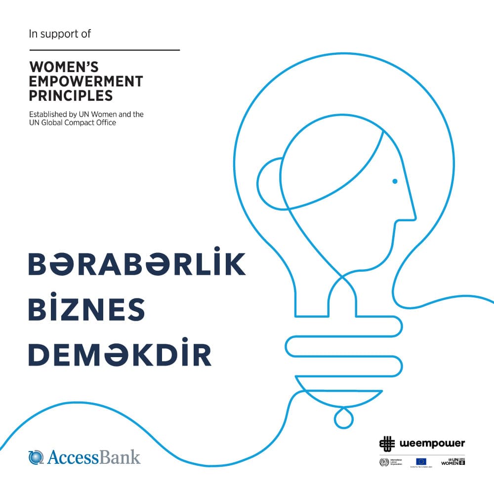 AccessBank BMT-nin Qadınların Səlahiyyətlərinin Genişləndirilməsi Prinsiplərinə qoşulan ilk Azərbaycan bankıdır