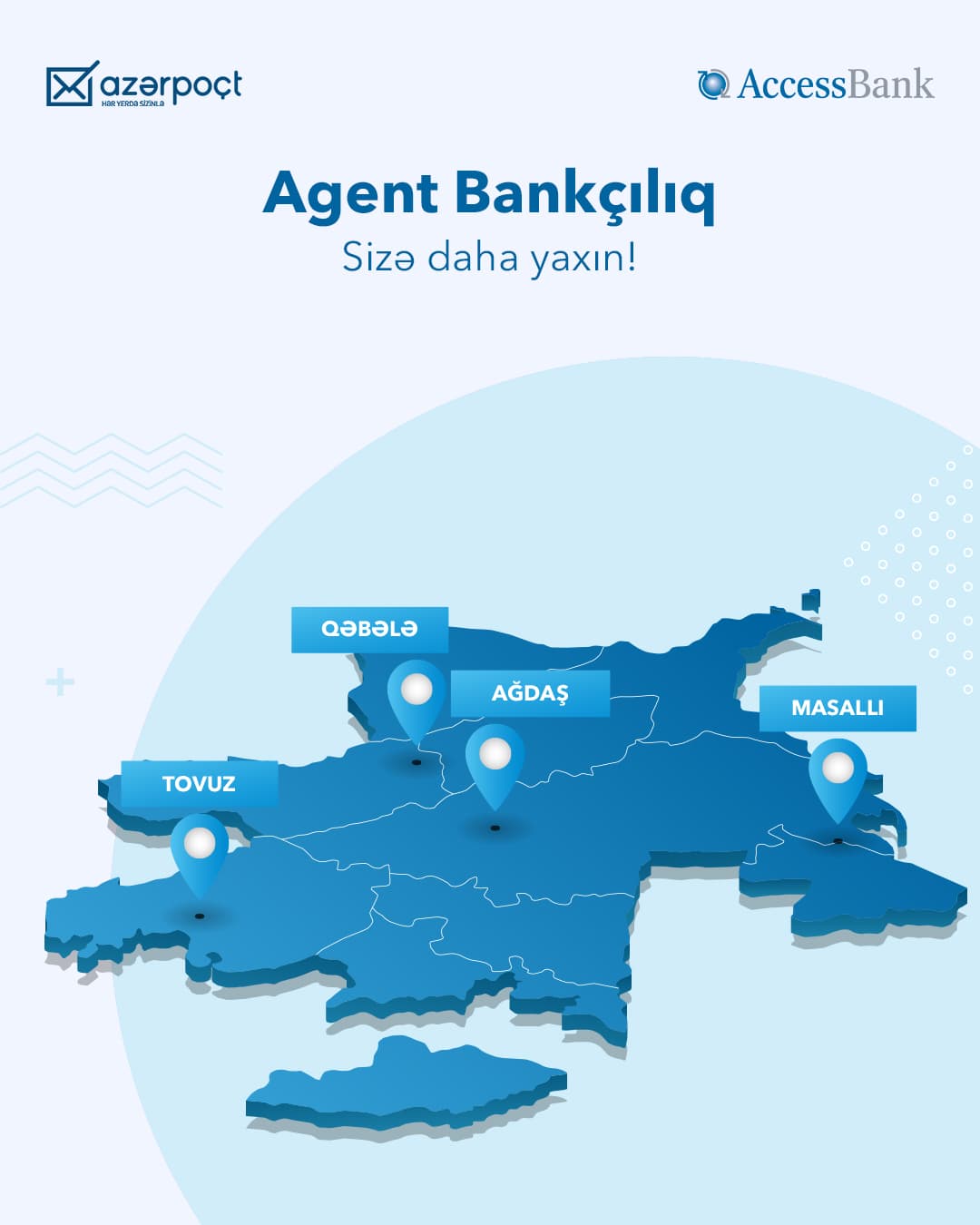 “Agent bankçılıq” Masallı və Tovuzda əhaliyə təqdim olunub