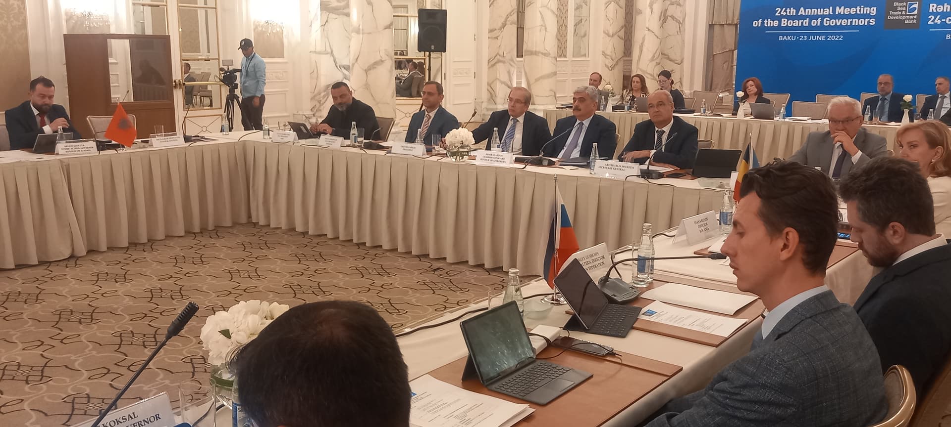 Samir Şərifov:Qara Dəniz Ticarət və İnkişaf Bankının səhmdarları müştəri kapitalını 931,5 milyon avro artırıb