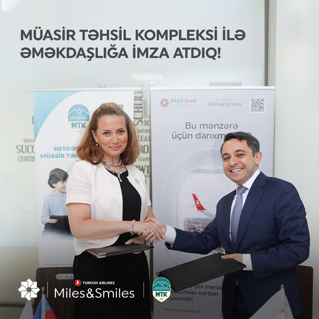 PAŞA Bank və Müasir Təhsil Kompleksi arasında əməkdaşlıq
