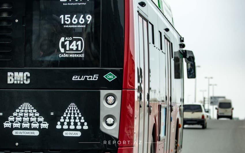 Bakıda 111 avtobus gecikmə ilə hərəkət edir