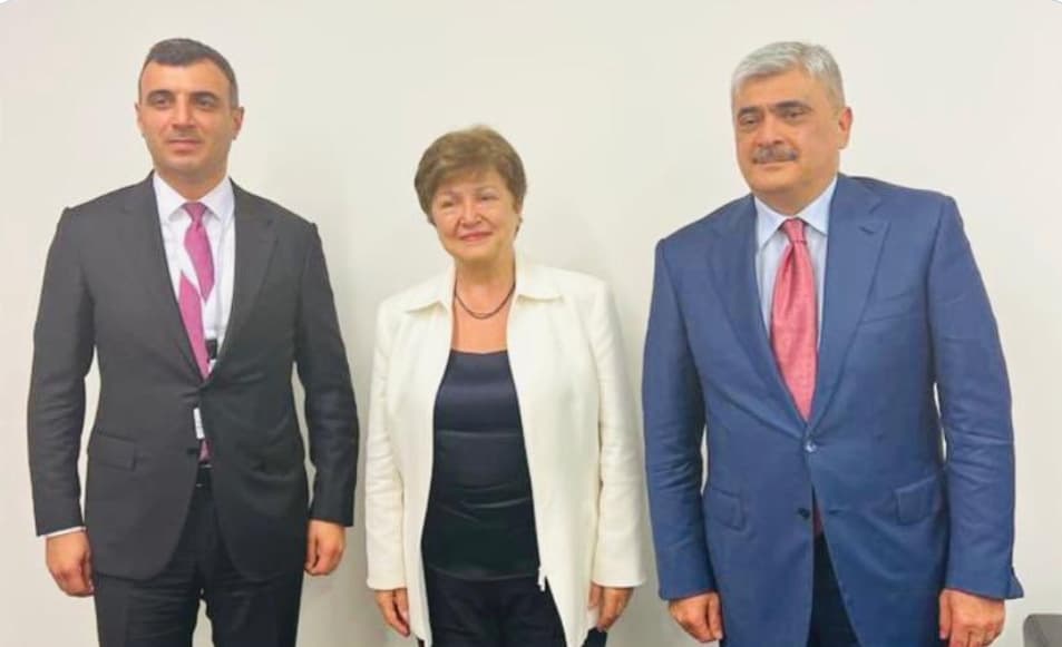 Taleh Kazımov Kristalina Georgieva ilə pul və maliyyə sabitliyi siyasətlərinin prioritetlərini müzakirə edib