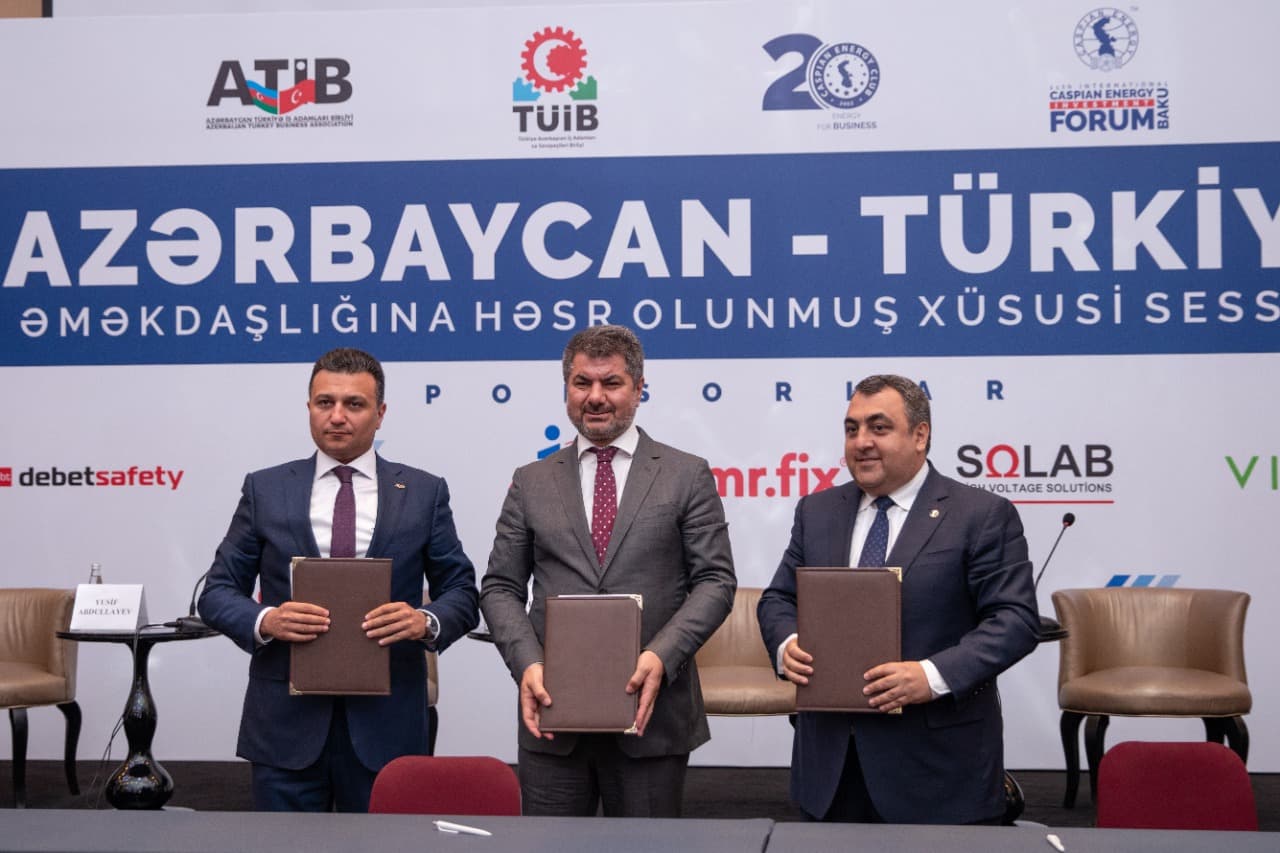 Azərbaycan-Türkiyə əməkdaşlığına həsr olunmuş Caspian Energy Forumun xüsusi sessiyası keçirilib