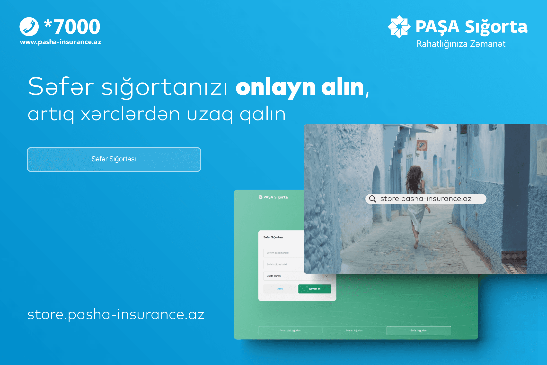PAŞA Sığortadan səyahət sığortasını onlayn almaq imkanı!