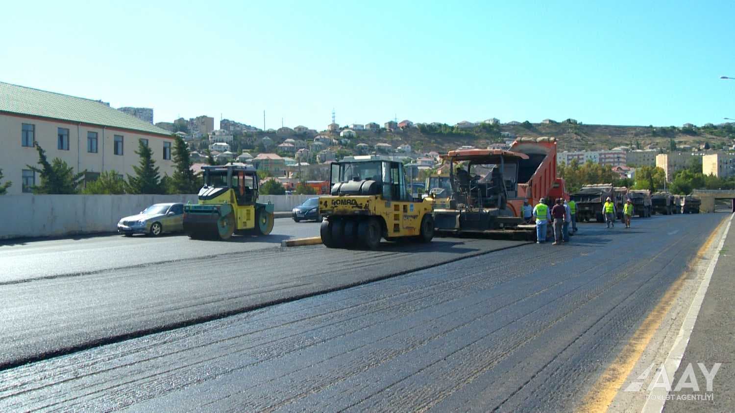 Zığ-Hövsan yolunun yenidən qurulması sürətlə davam etdirilir