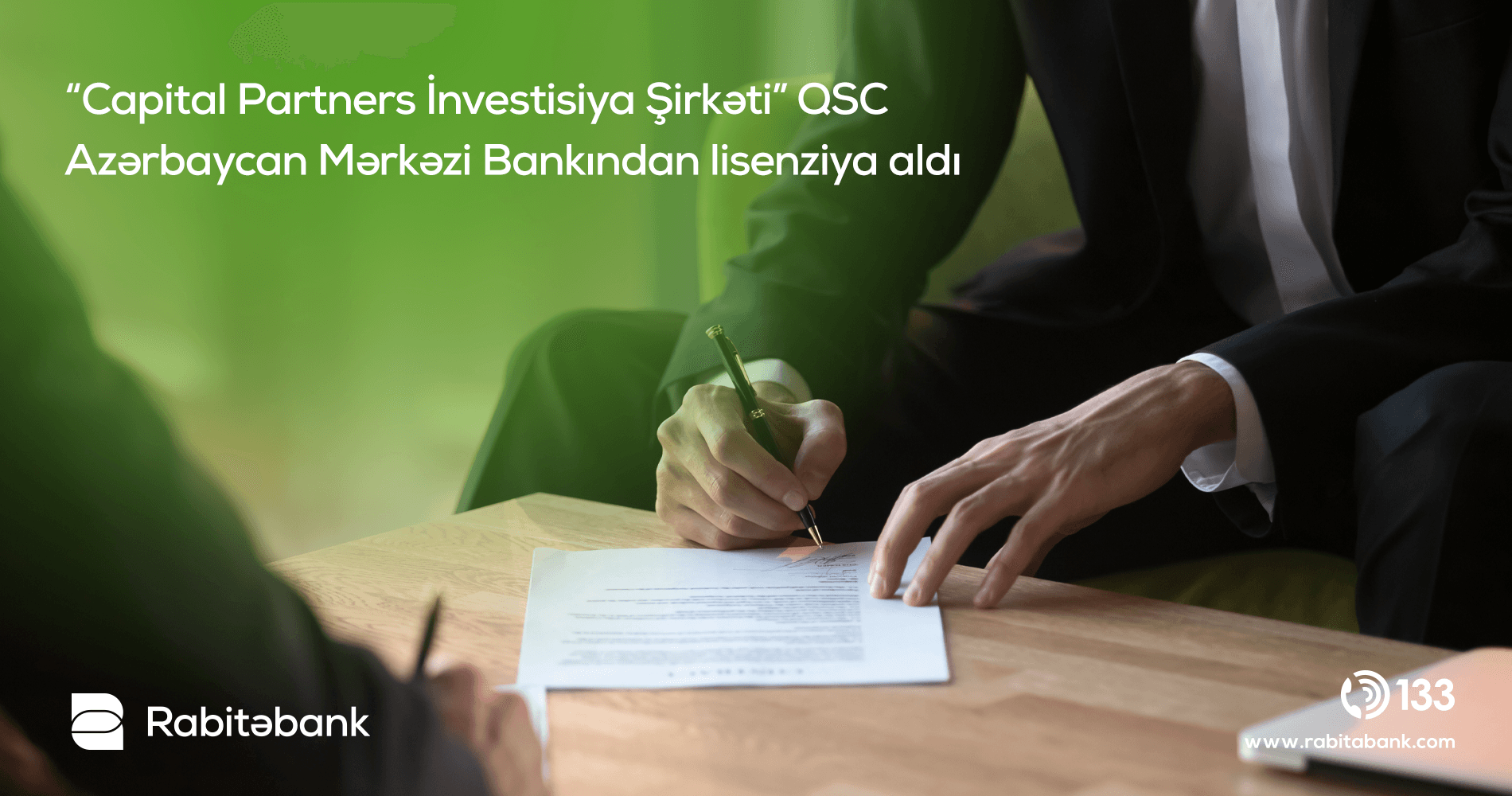 Azərbaycan Mərkəzi Bankı “Capital Partners İnvestisiya Şirkəti” QSC-yə lisenziya verdi