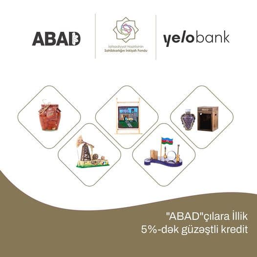 "Yelo Bank" SİF xətti ilə "ABAD”çıların 3 investisiya layihəsinə 110 min manat güzəştli kredit verib