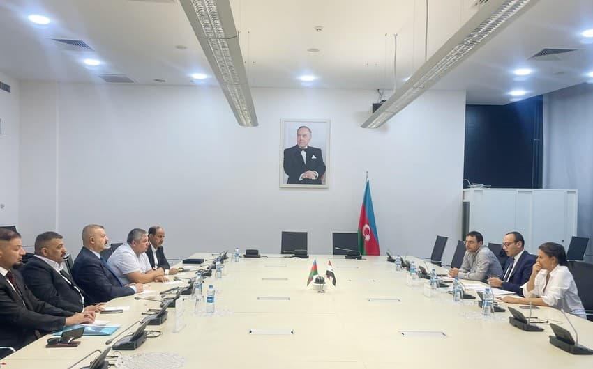 İraqın İnvestisiya Mərkəzinin nümayəndə heyəti AZPROMO-da görüş keçirib