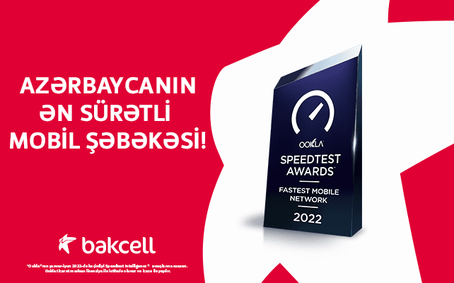 Bakcell Azərbaycanın ən sürətli mobil şəbəkəsidir