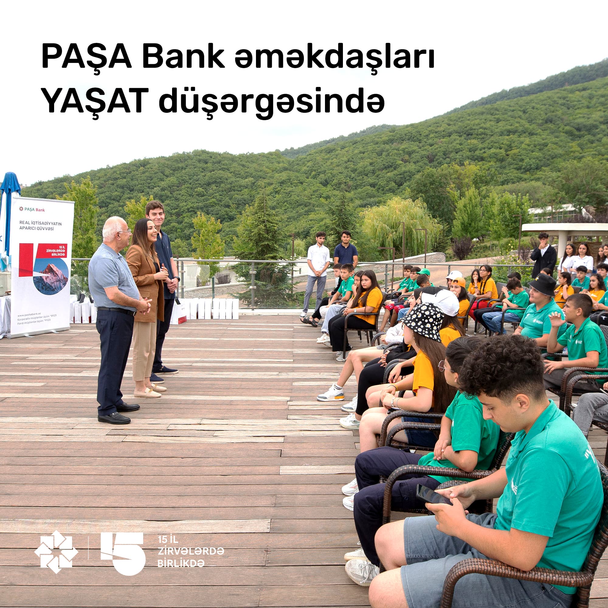 “PAŞA Bank”ın tərəfdaşlığı ilə ikinci “YAŞAT” düşərgəsi təşkil olunub