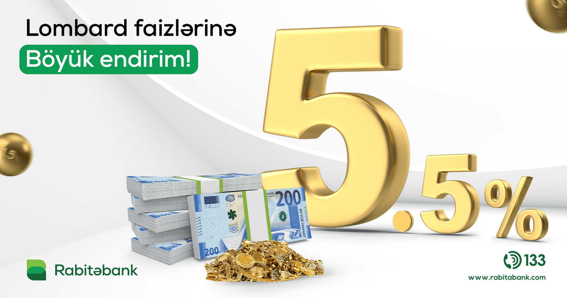 Lombard Kreditinə BÖYÜK ENDİRİM