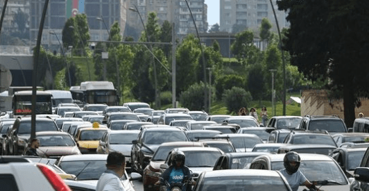 Paytaxtda sıxlıq olan yollar – SİYAHI