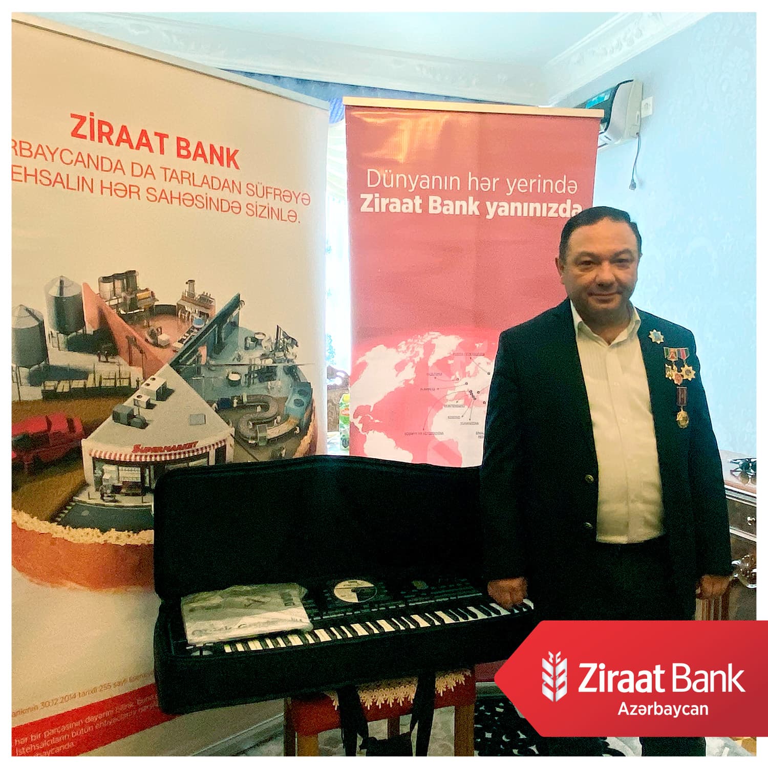 Ziraat Bank Azərbaycan özünüməşğulluq proqramı çərçivəsində şəhid və qazi ailələrinə yardım etməyə davam edir.
