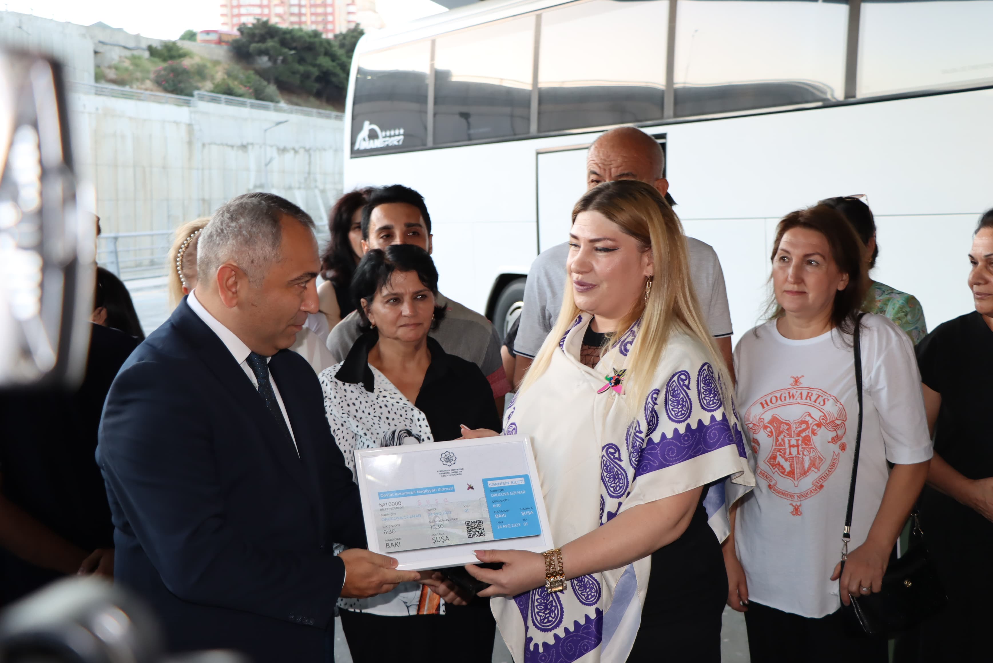 Dövlət Avtomobil Nəqliyyatı Xidmətinin təşkil etdiyi müntəzəm avtobus marşrutu ilə  Şuşaya 10000-ci sərnişin səfər edib