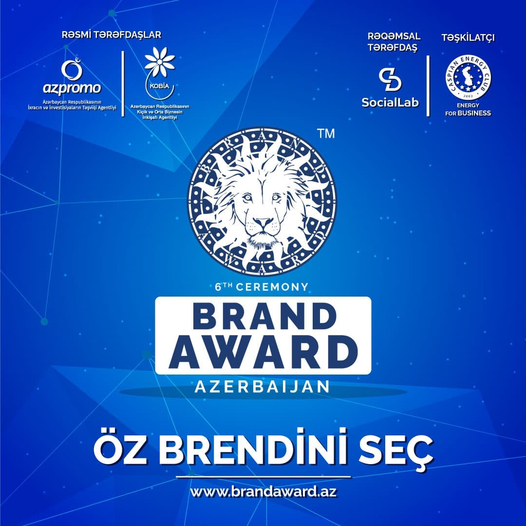 Caspian Energy Club​ “Brand Award Azerbaijan” müsabiqəsinin səsverməsinə start verdi