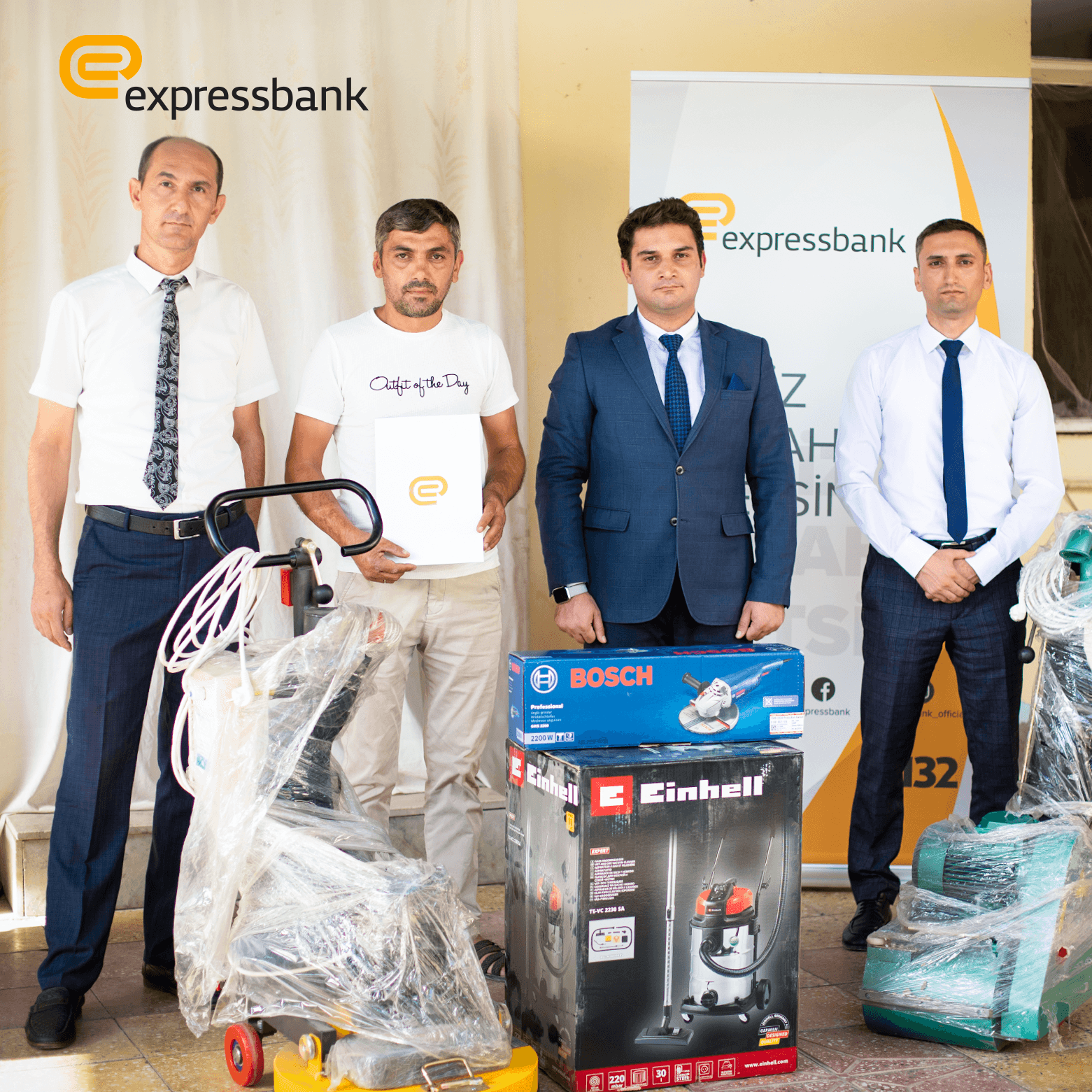 Expressbank” Aprel döyüşlərinin iştirakçısına dəstək oldu.