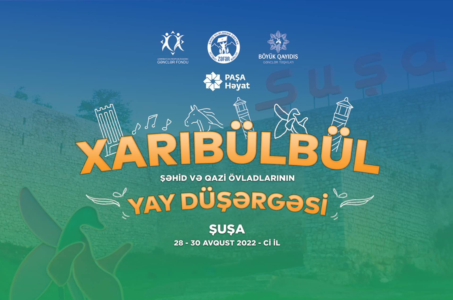 “PAŞA Həyat” Şuşada təşkil olunmuş “Xarıbülbül” düşərgəsinin tərəfdaşı oldu