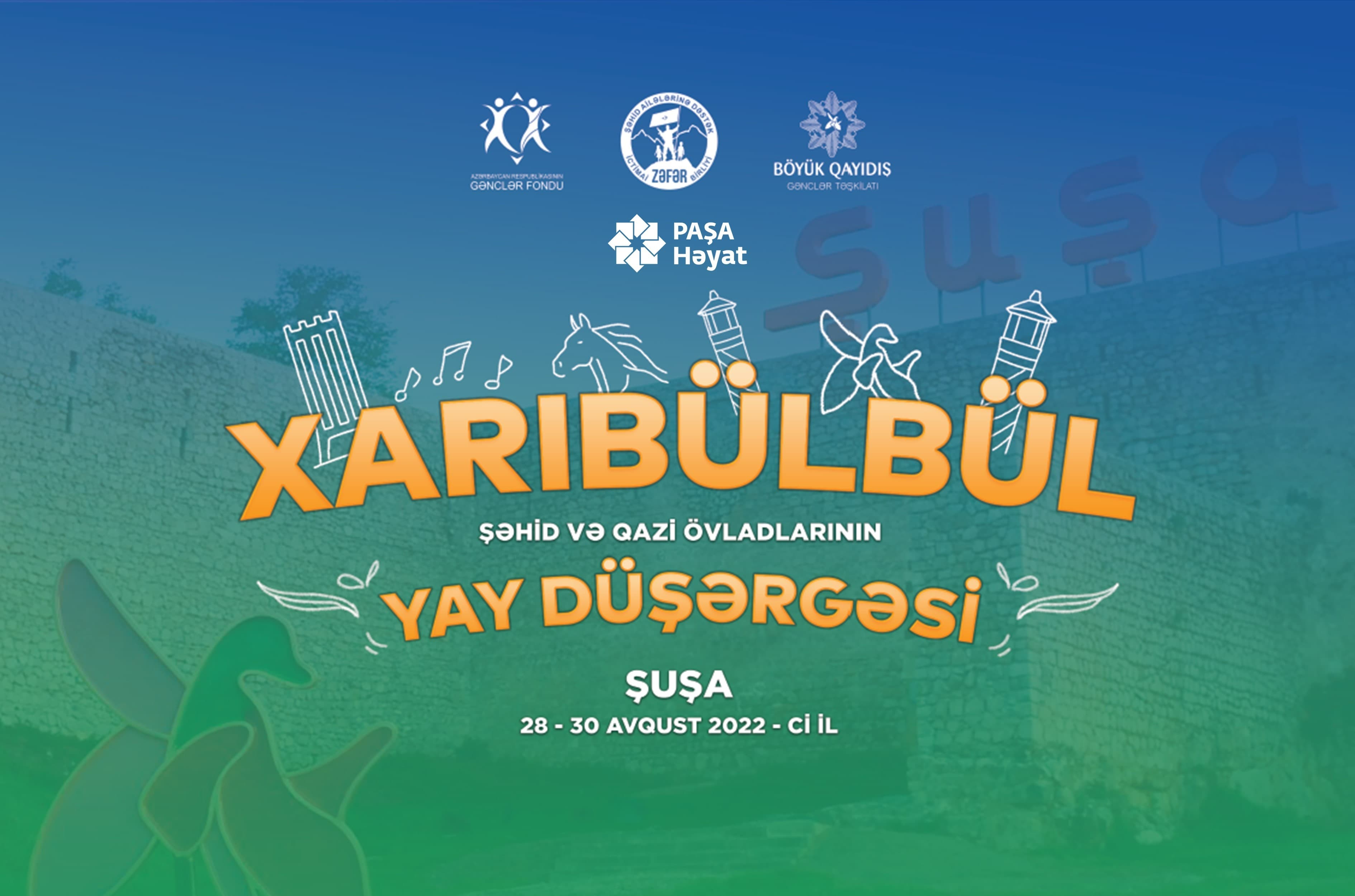 “PAŞA Həyat” Şuşada təşkil olunmuş “Xarıbülbül” düşərgəsinin tərəfdaşı oldu