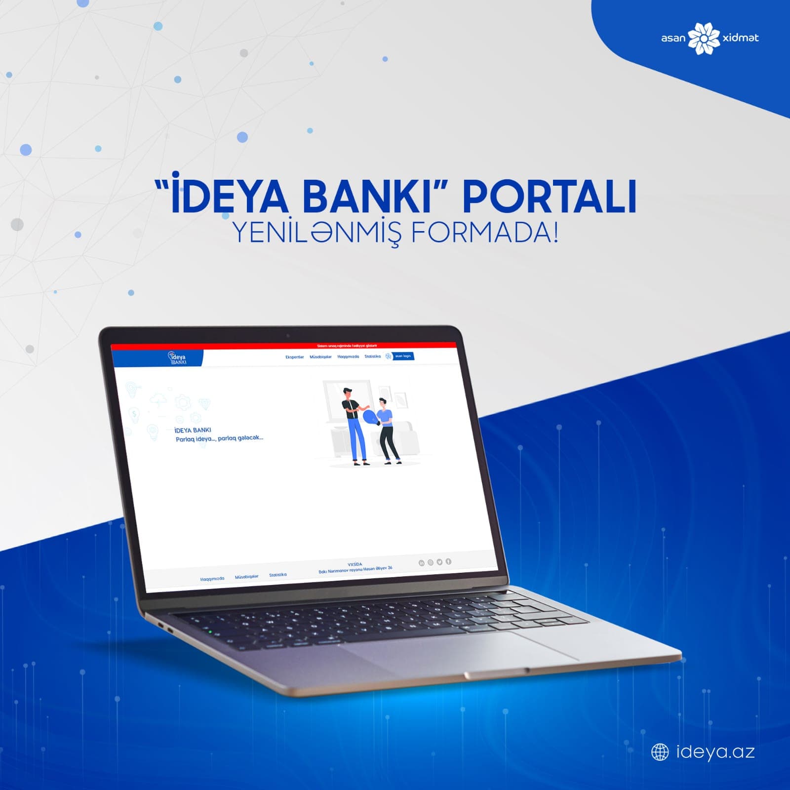 “İdeya Bankı” portalı yenilənmiş formada istifadəyə verilib