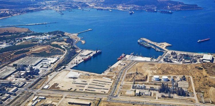 Türkiyənin Aliağa limanı tərəfindən qəbul edilən yüklərin həcmi açıqlanıb