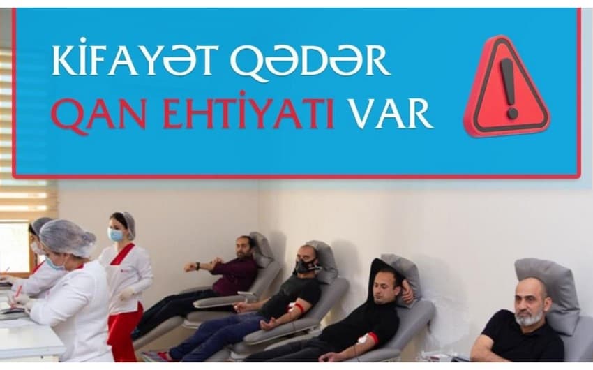 Mərkəzi Qan Bankında və bölmələrində qan ehtiyatları kifayət qədər var - RƏSMİ