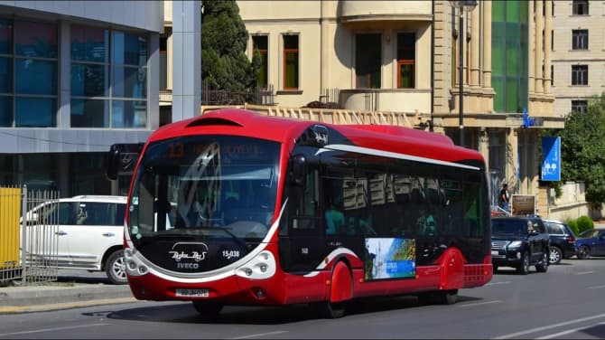 165 avtobusun hərəkət intervalında gecikmə var