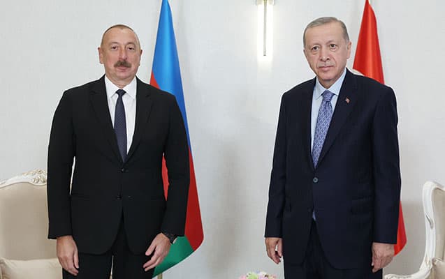 İlham Əliyev Ərdoğanla görüşdü