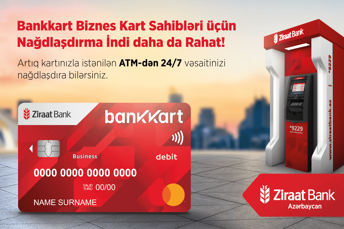 Bankkart Bizness kart sahibləri üçün nağdlaşdırma indi daha da rahat