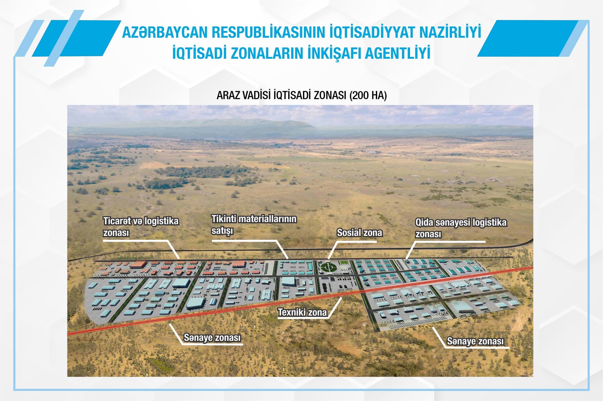 “Araz Vadisi İqtisadi Zonası”-nın rezidenti olmaq istəyən dəyəri 30 milyon manatdan çox olan 6 layihəyə baxılır