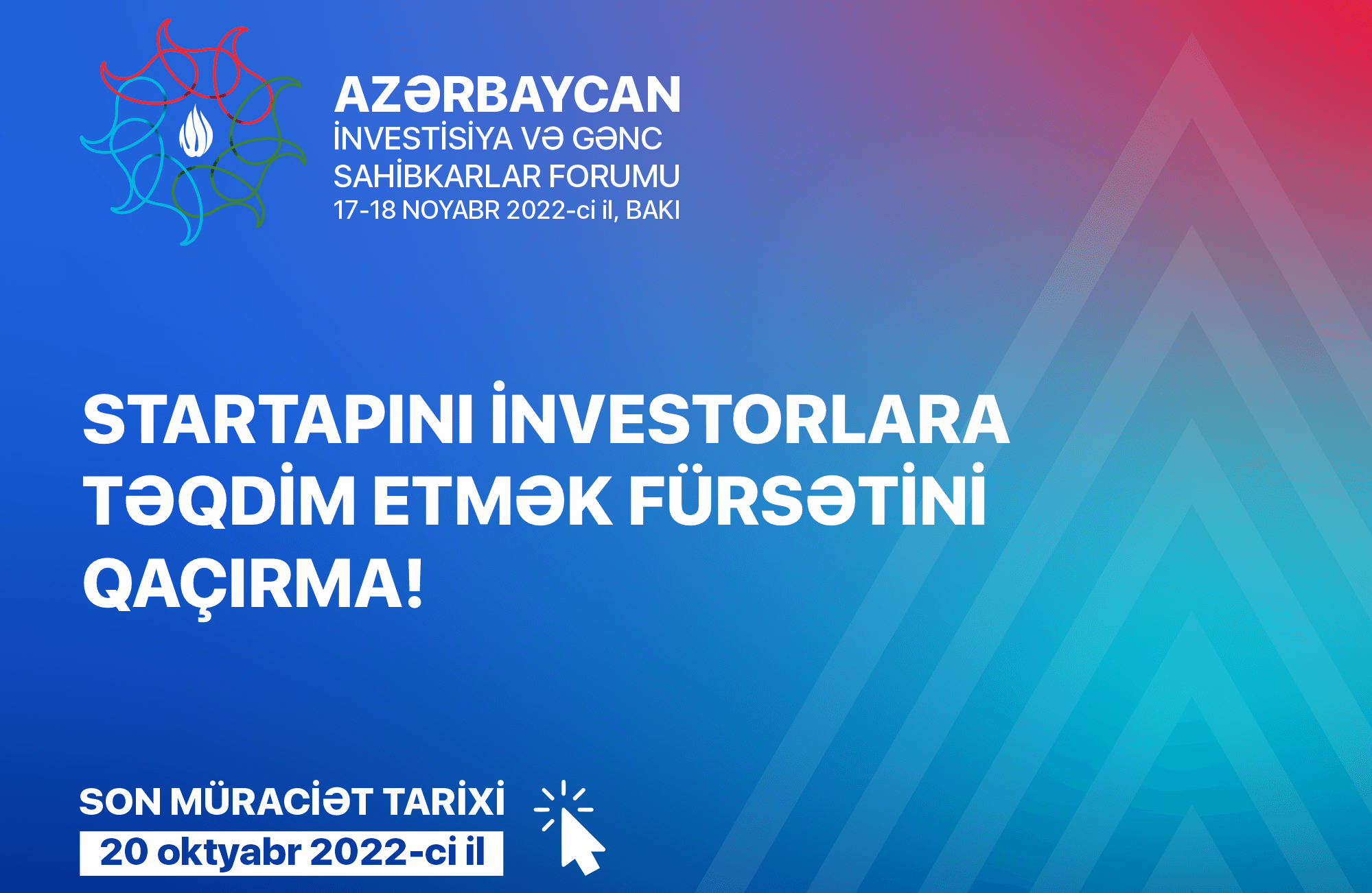 Azərbaycan İnvestisiya və Gənc Sahibkarlar Forumu keçiriləcək