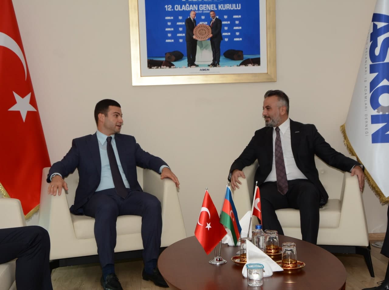 Orxan Məmmədov Anadolu Aslanları İş Adamları Dərnəyinin nümayəndələri ilə görüşüb