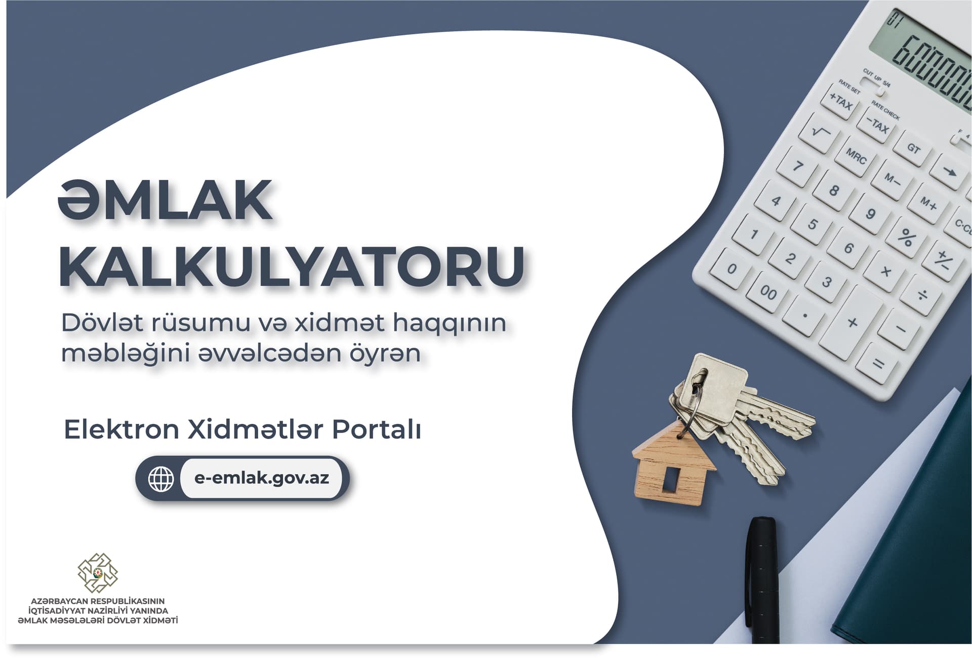 Əmlak idarəçiliyində elektron xidmətlər:  Əmlak kalkulyatoru