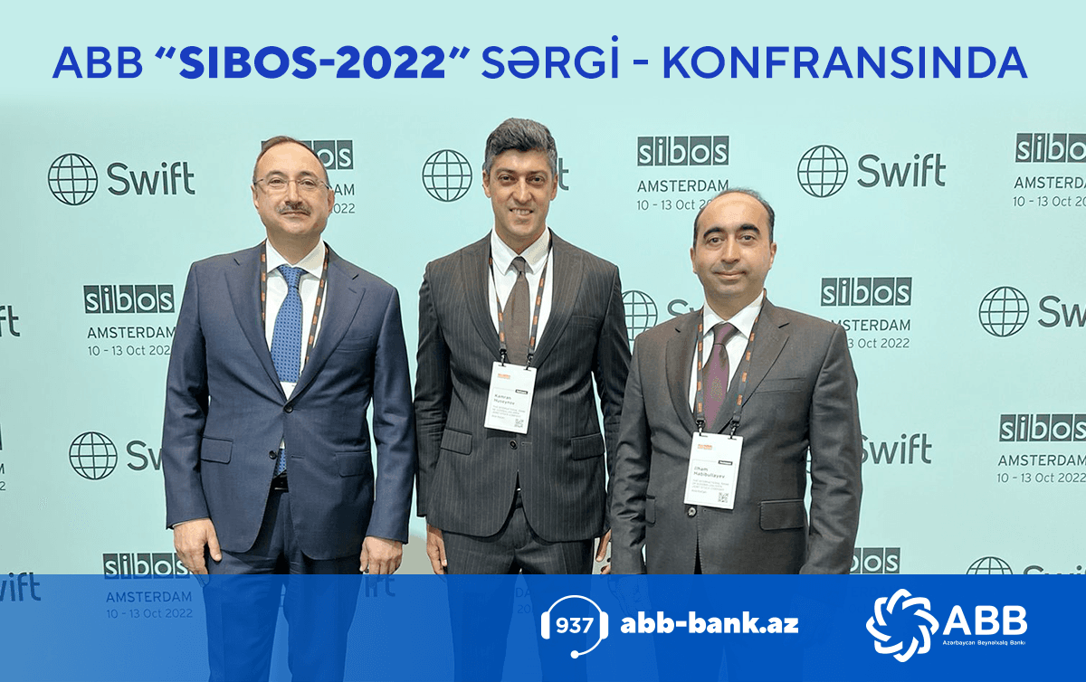 ABB beynəlxalq SIBOS-2022 sərgi-konfransında