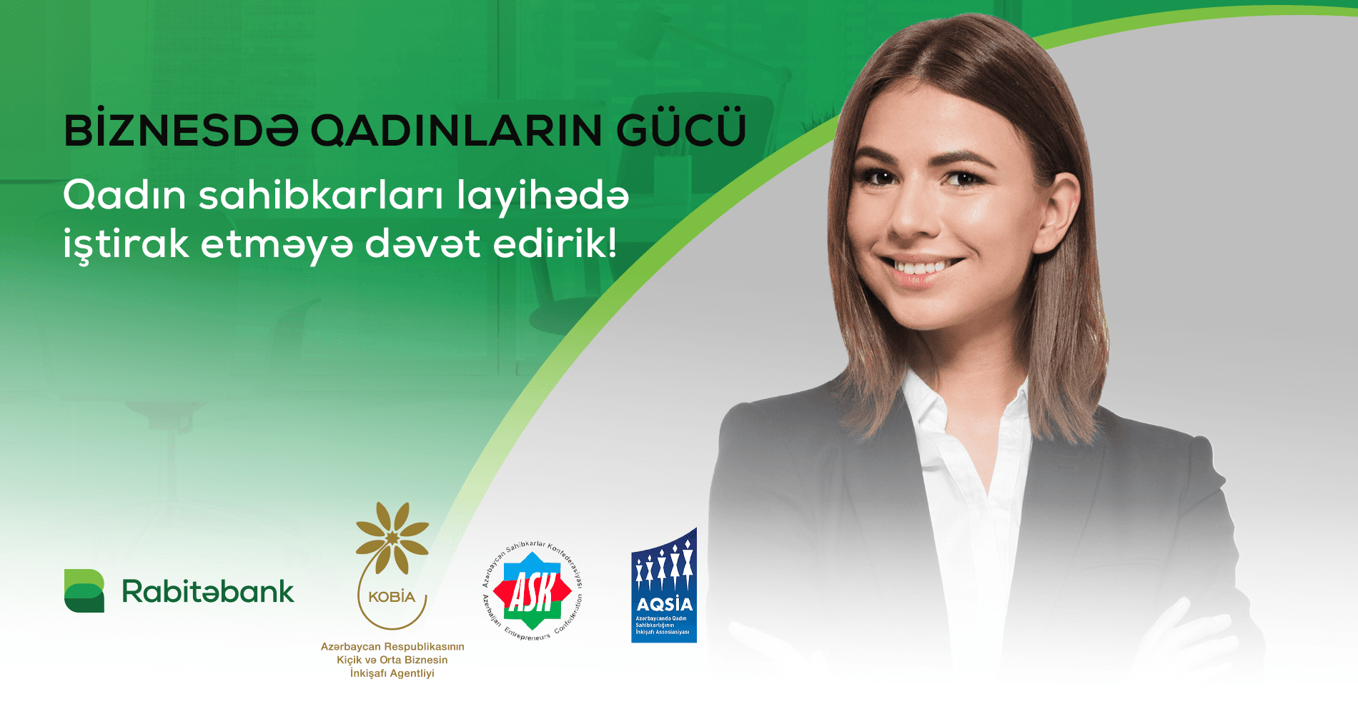Rabitəbank və KOBİA “Biznesdə Qadınların Gücü” layihəsinə start verir