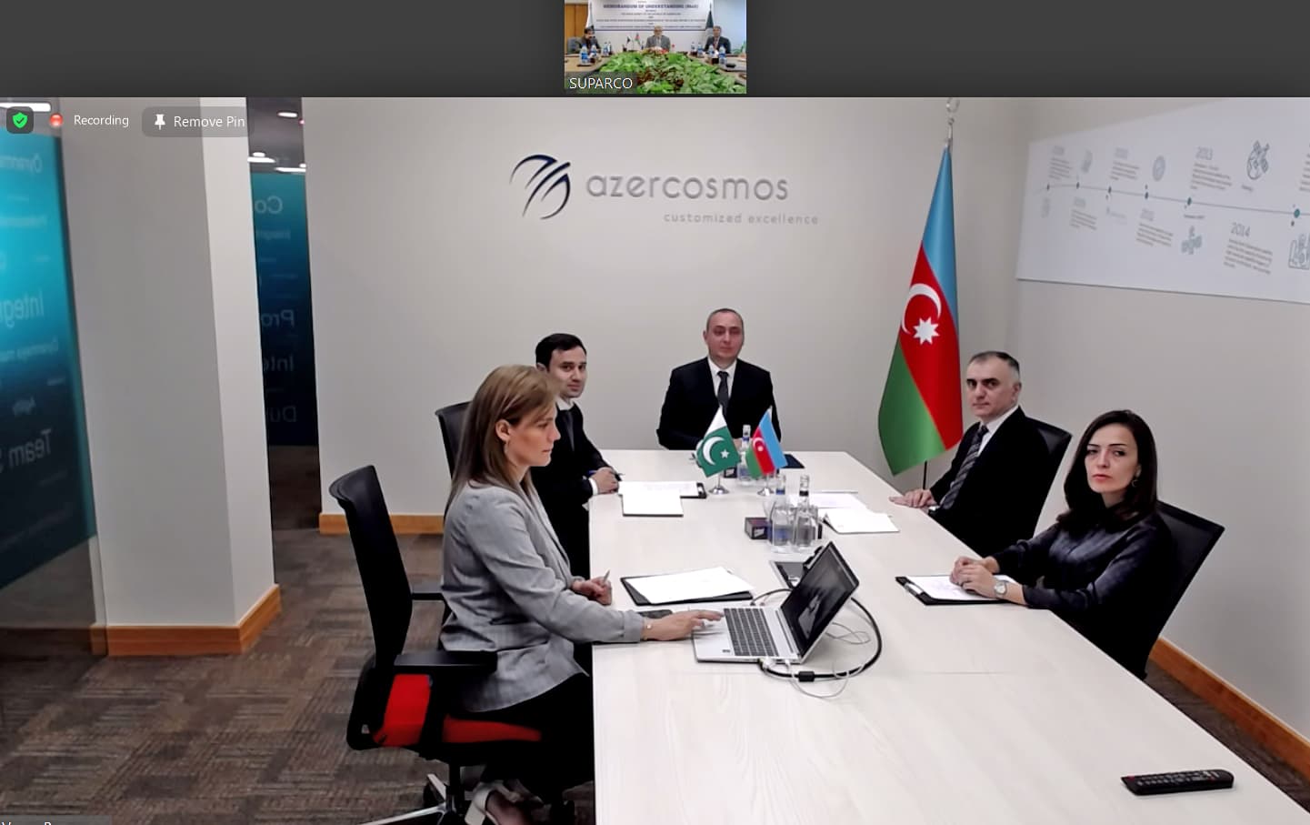 Azərbaycan və Pakistanın kosmik agentlikləri arasında anlaşma memorandumu imzalanıb