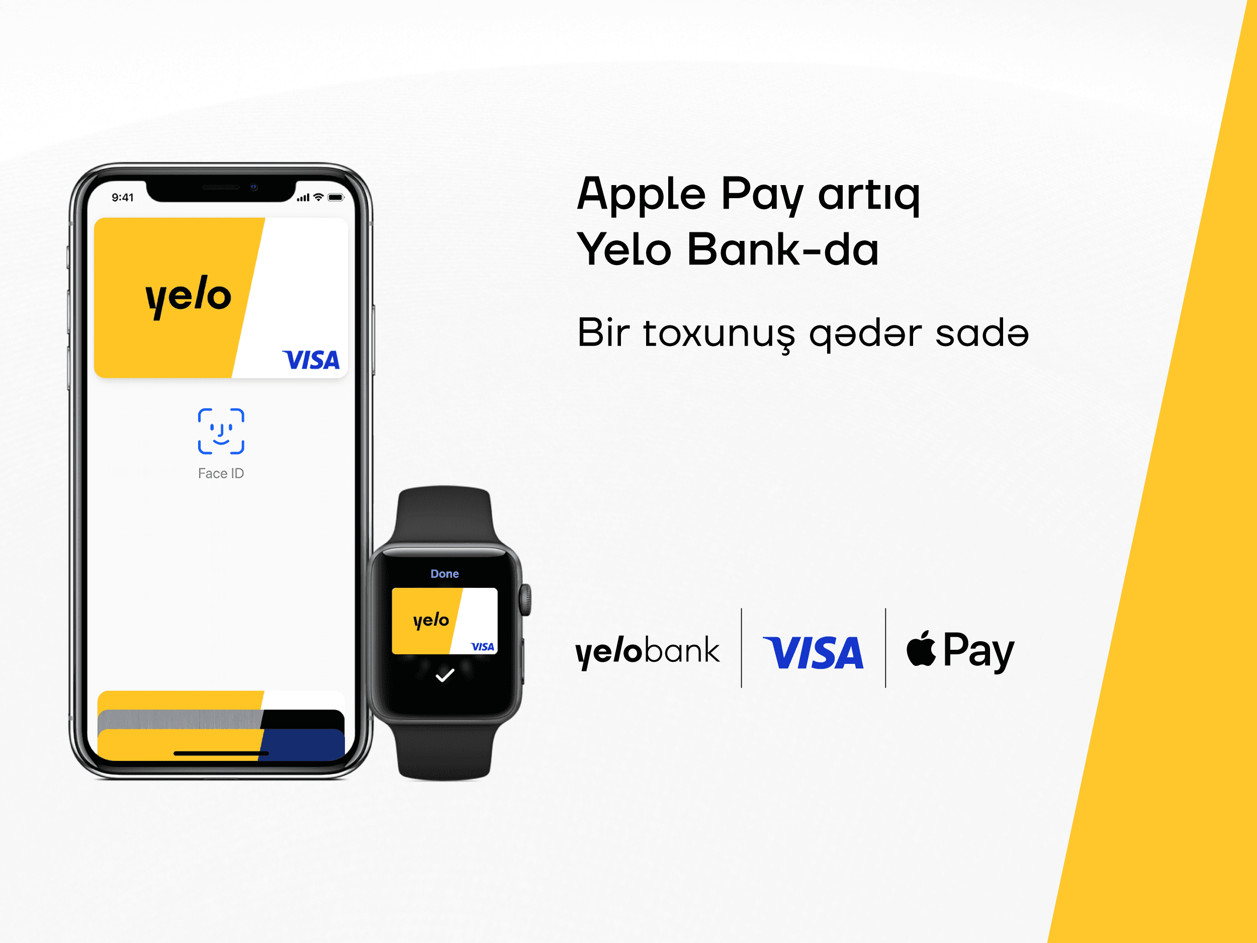 Apple Pay artıq Yelo Bank-da!