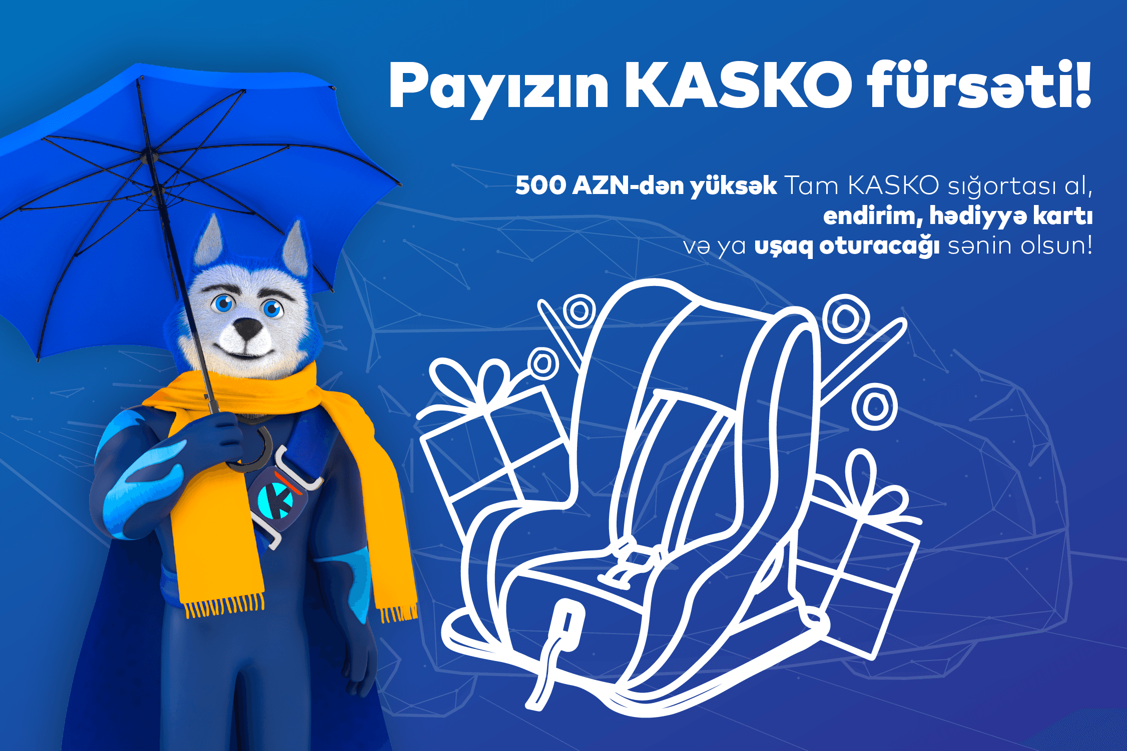 PAŞA Sığortadadan KASKO sığortası üzrə endirim və hədiyyə yağışı