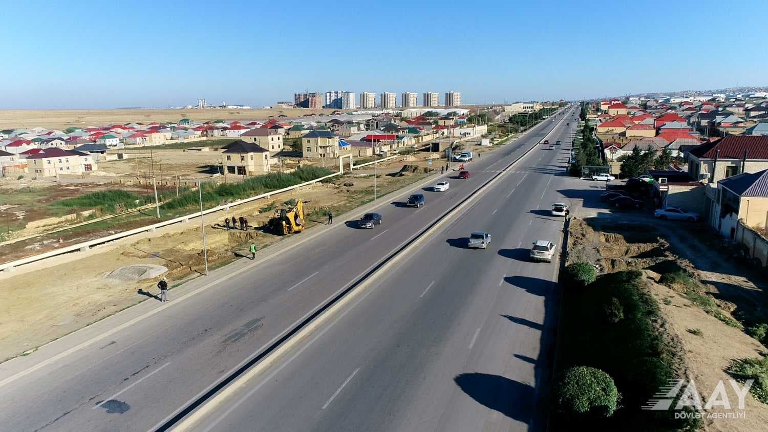 Bakı-Şamaxı-Yevlax avtomobil yolunda daha bir piyada keçidinin tikintisinə başlanılıb