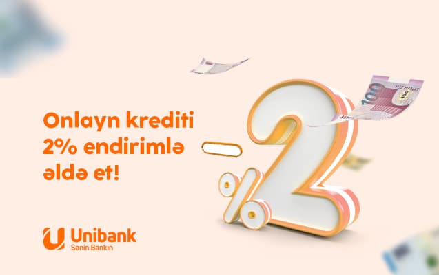 Unibank kredit faizini endirdi