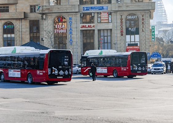 Bu avtobusların hərəkət istiqaməti dəyişdirildi