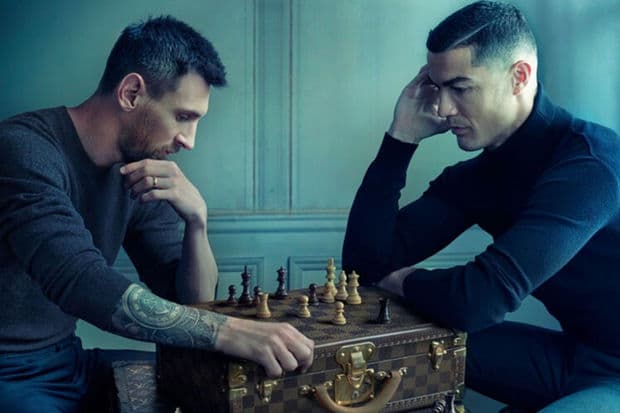Louis Vuitton 48 saat ərzində Messi və Ronaldunun fotosundan milyonlar qazandı