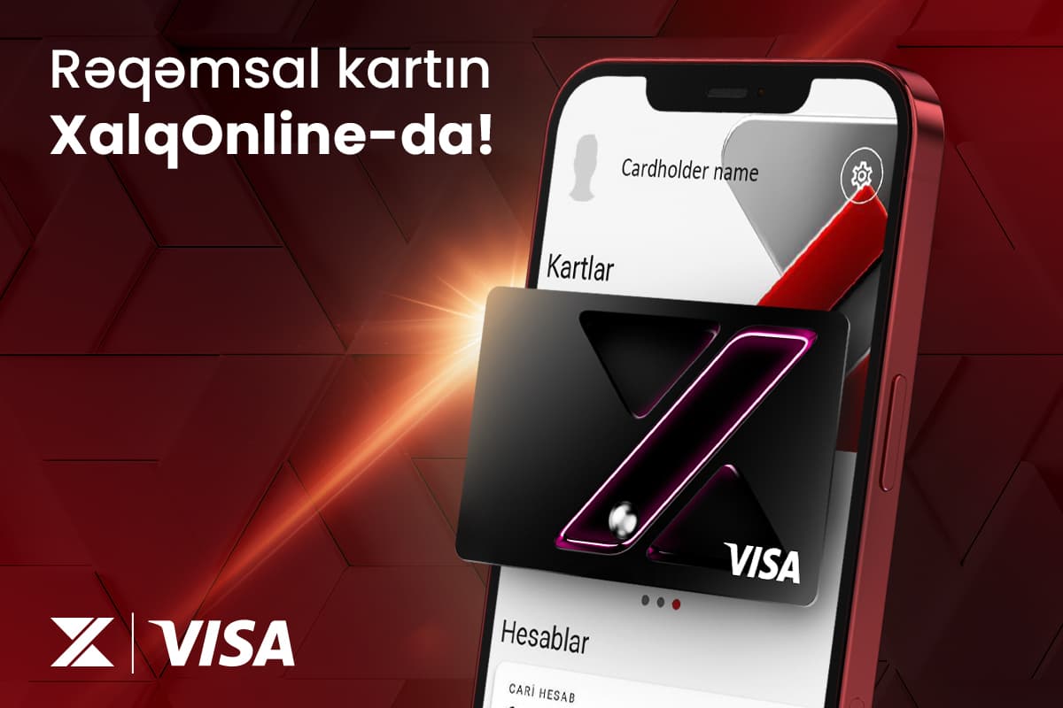Qarşılayın: Xalq Bankın  yeni rəqəmsal  məhsulu -  Digital Card