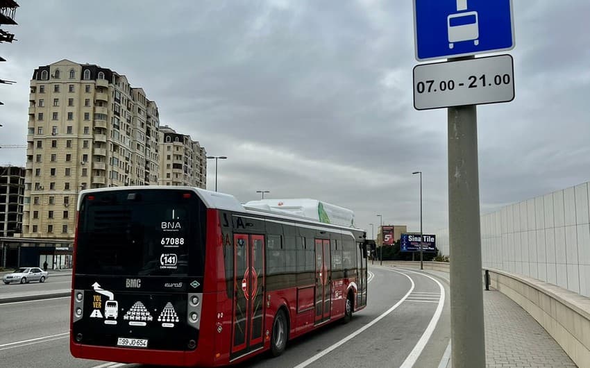 Bakıda 7A saylı marşrut xətti üzrə avtobus zolağının tətbiqinə başlanılıb