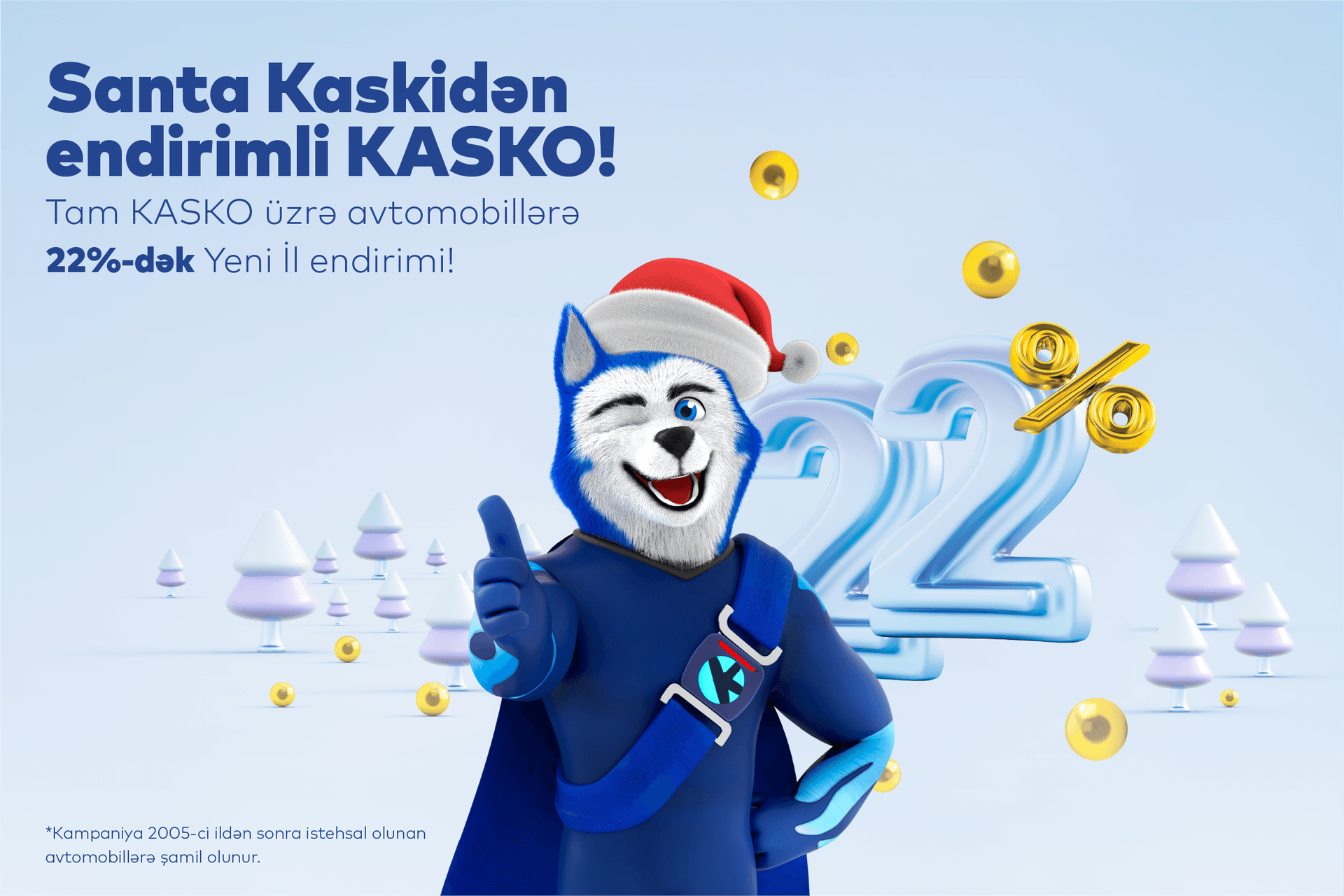 PAŞA Sığortadan “Santa Kaskidən endirimli KASKO” kampaniyası