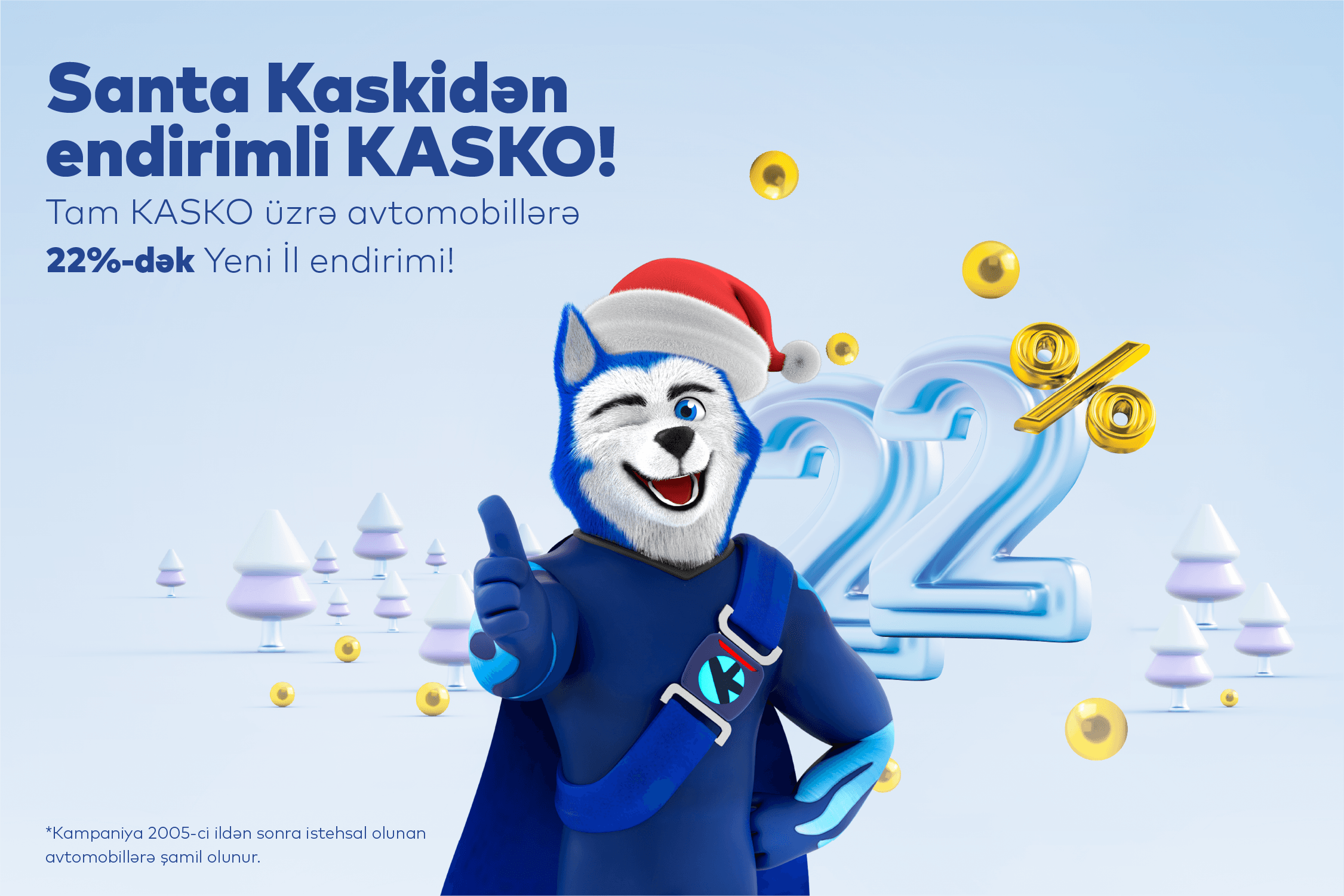 PAŞA Sığortadan “Santa Kaskidən endirimli KASKO” kampaniyası