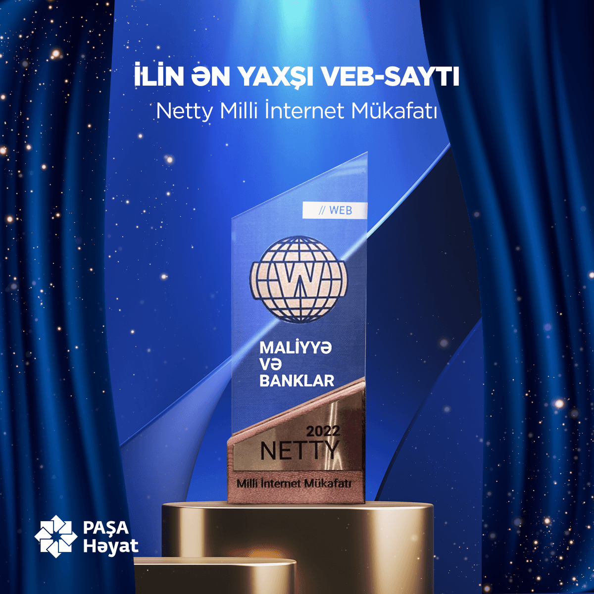 PAŞA Həyat "İlin ən yaxşı veb-saytı" mükafatına layiq görülüb