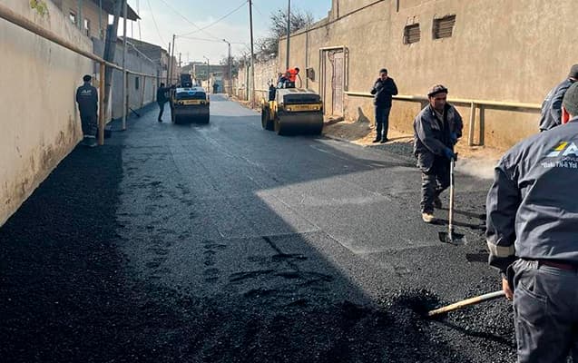 Suraxanıda növbəti küçə asfaltlandı