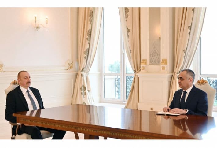 İlham Əliyev Naxçıvana yeni təyin etdiyi səlahiyyətli nümayəndəsini qəbul etdi